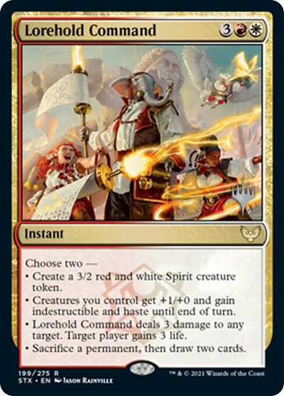 Lorehold Command (Promo Pack) [Strixhaven: School of Mages Promos] | Good Games North