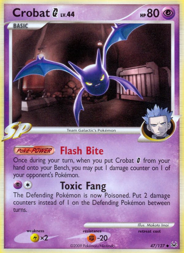 Crobat G (47/127) [Platinum: Base Set] | Good Games North