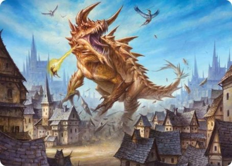 Tarrasque Art Card [Dungeons & Dragons: Adventures in the Forgotten Realms Art Series] | Good Games North