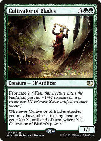 Cultivator of Blades [Kaladesh Promos] | Good Games North