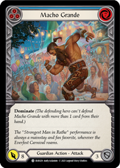 Macho Grande (Blue) [EVR029] (Everfest)  1st Edition Rainbow Foil | Good Games North