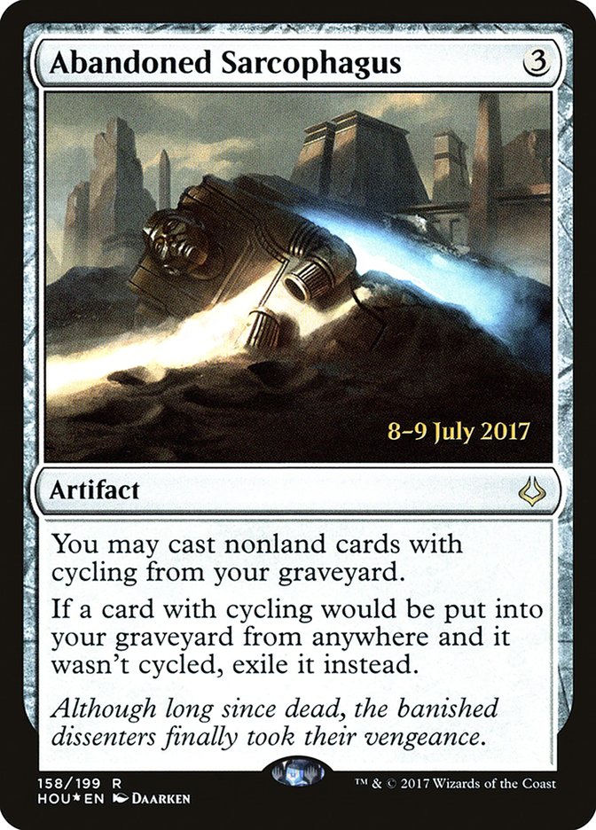 Abandoned Sarcophagus  [Hour of Devastation Prerelease Promos] | Good Games North