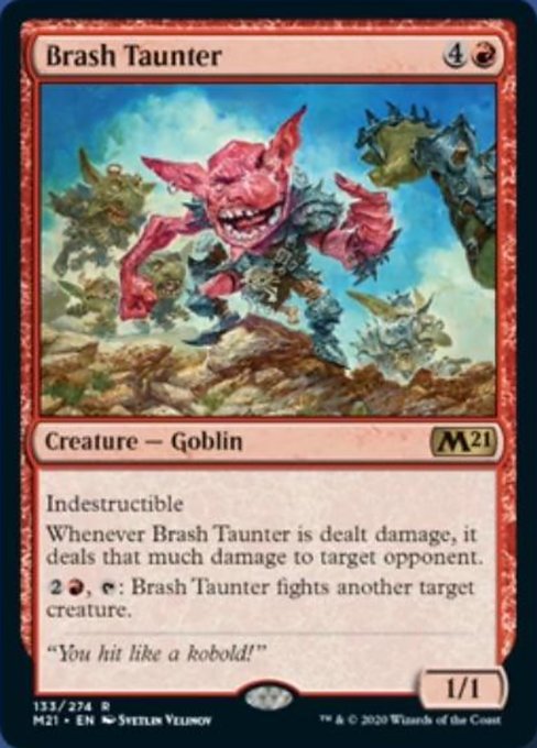 Brash Taunter [Core Set 2021] | Good Games North