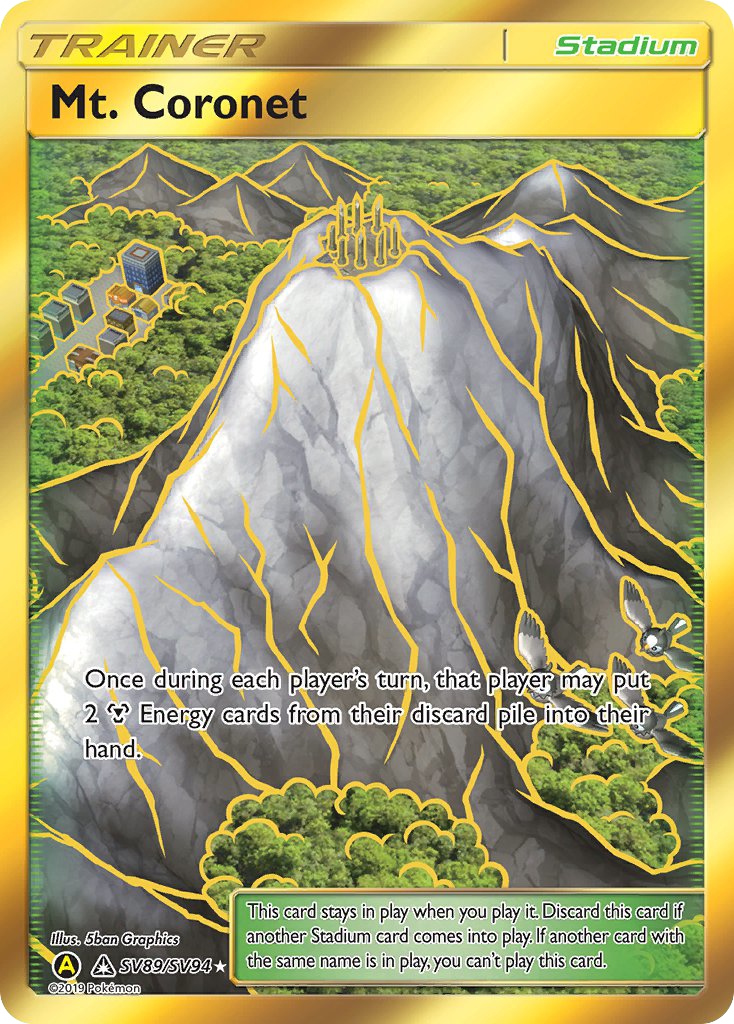 Mt. Coronet (SV89/SV94) [Sun & Moon: Hidden Fates - Shiny Vault] | Good Games North