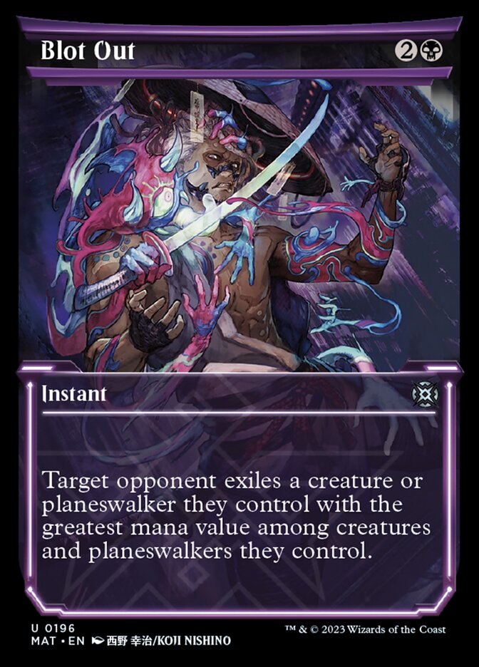 Blot Out (Showcase Halo Foil) [March of the Machine: The Aftermath] | Good Games North