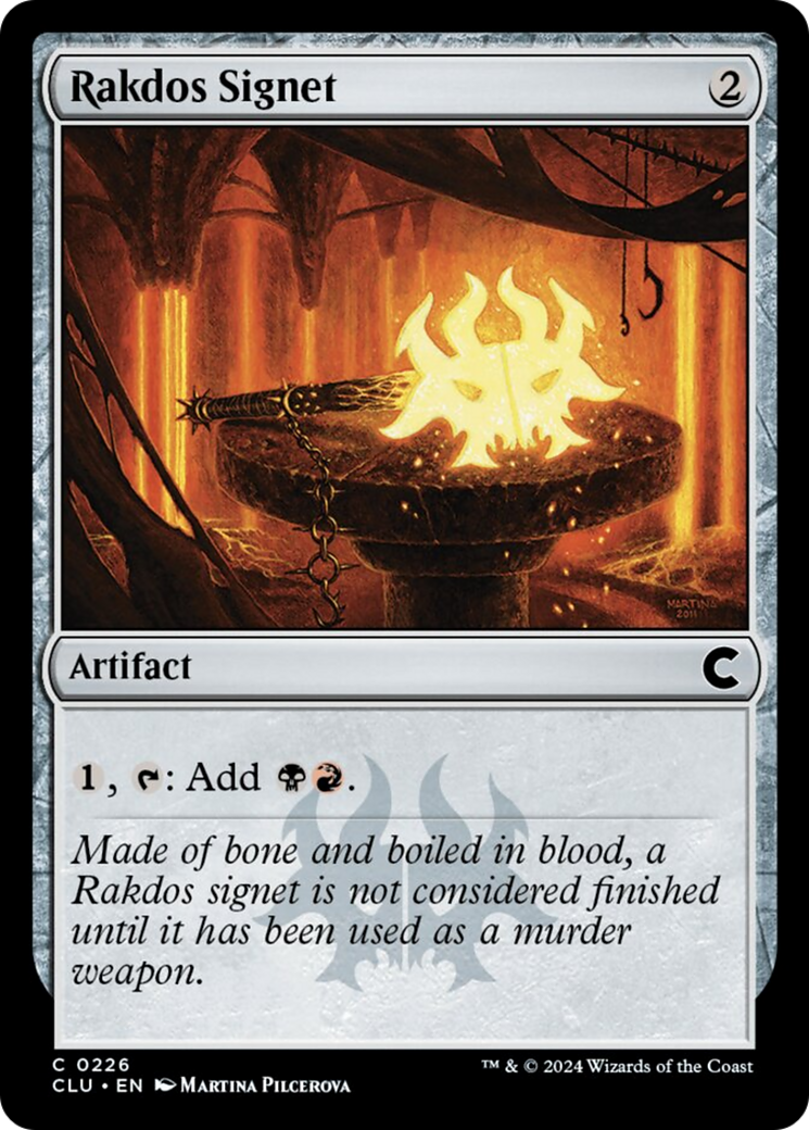 Rakdos Signet [Ravnica: Clue Edition] | Good Games North