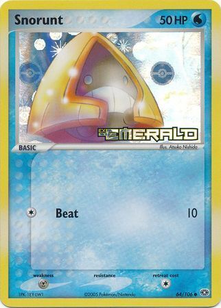 Snorunt (64/106) (Stamped) [EX: Emerald] | Good Games North