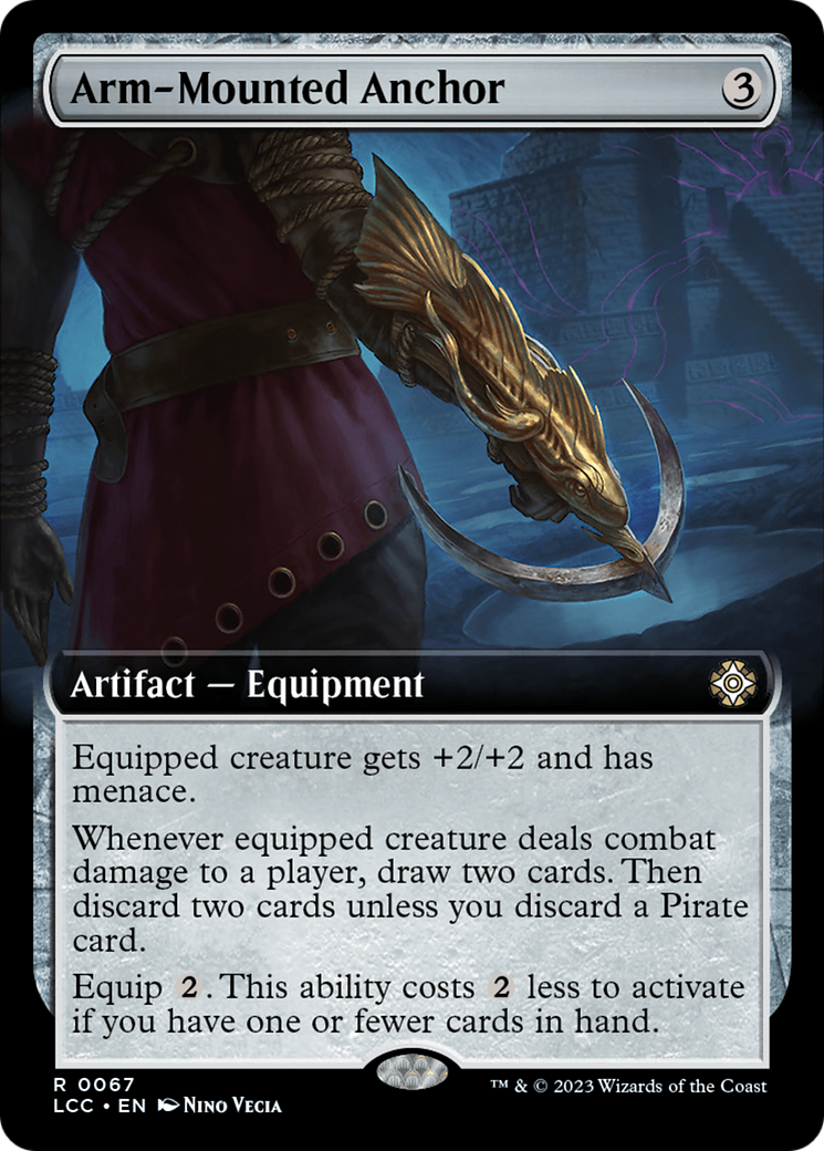 Arm-Mounted Anchor (Extended Art) [The Lost Caverns of Ixalan Commander] | Good Games North