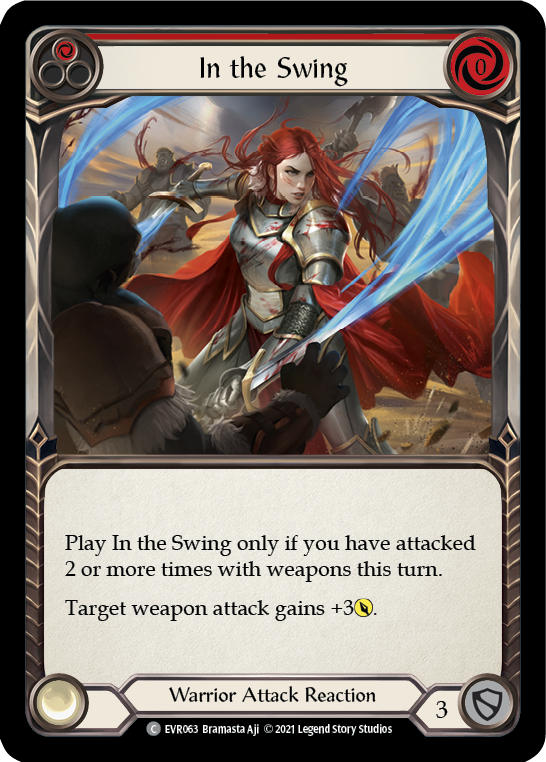 In the Swing (Red) [EVR063] (Everfest)  1st Edition Normal | Good Games North