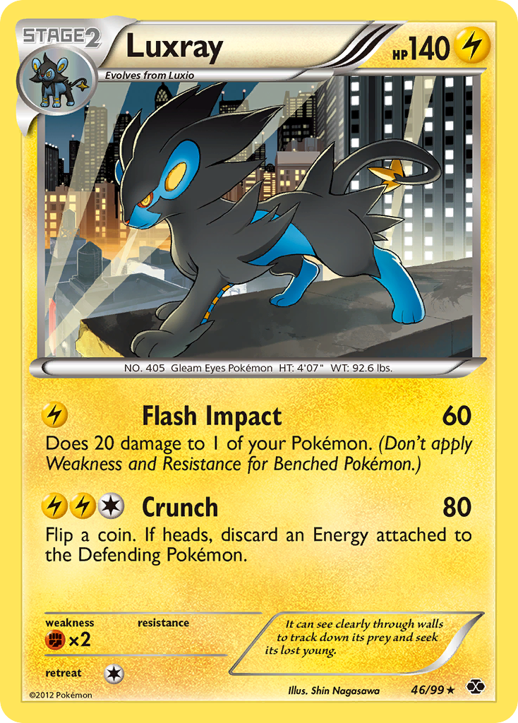 Luxray (46/99) [Black & White: Next Destinies] | Good Games North