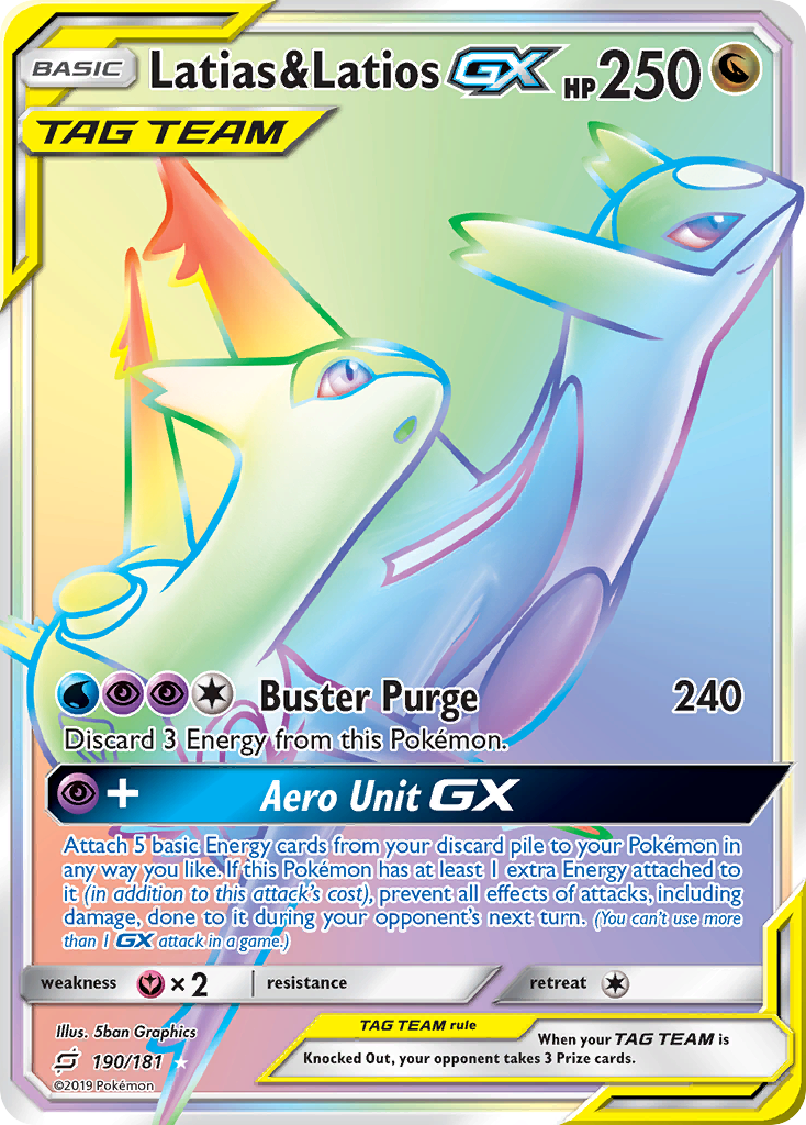 Latias & Latios GX (190/181) [Sun & Moon: Team Up] | Good Games North