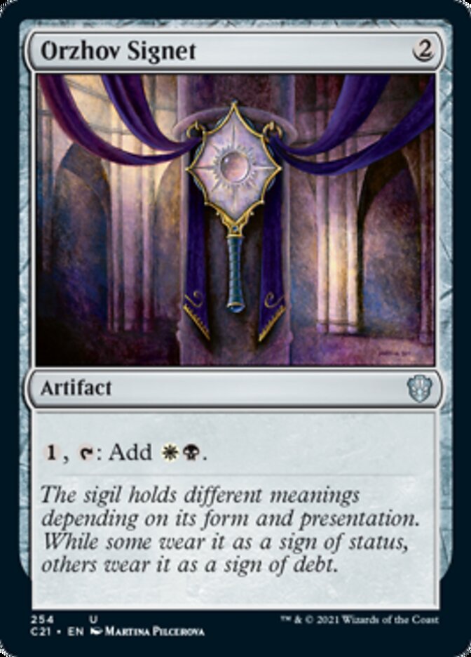 Orzhov Signet [Commander 2021] | Good Games North