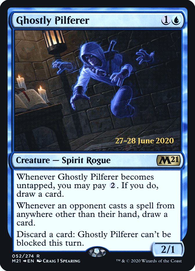 Ghostly Pilferer  [Core Set 2021 Prerelease Promos] | Good Games North