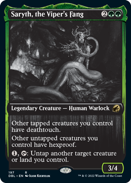 Saryth, the Viper's Fang [Innistrad: Double Feature] | Good Games North