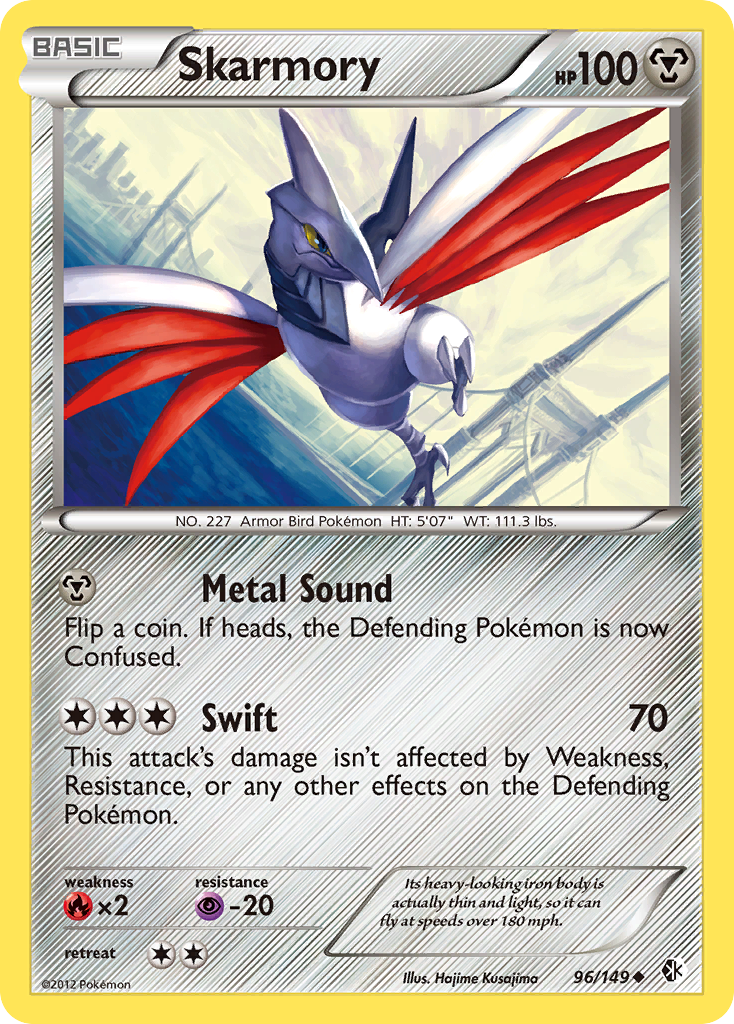 Skarmory (96/149) [Black & White: Boundaries Crossed] | Good Games North