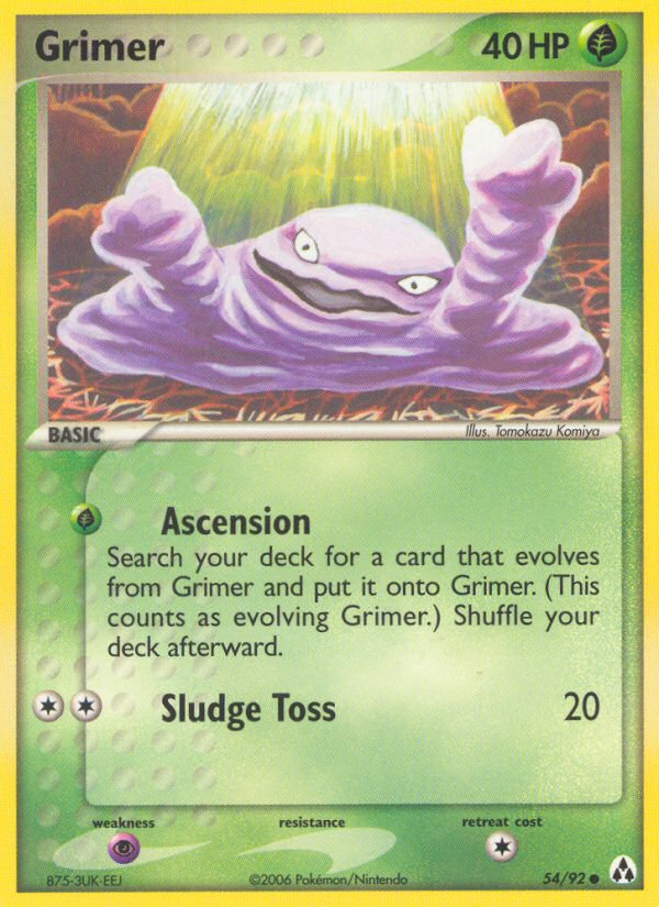 Grimer (54/92) [EX: Legend Maker] | Good Games North
