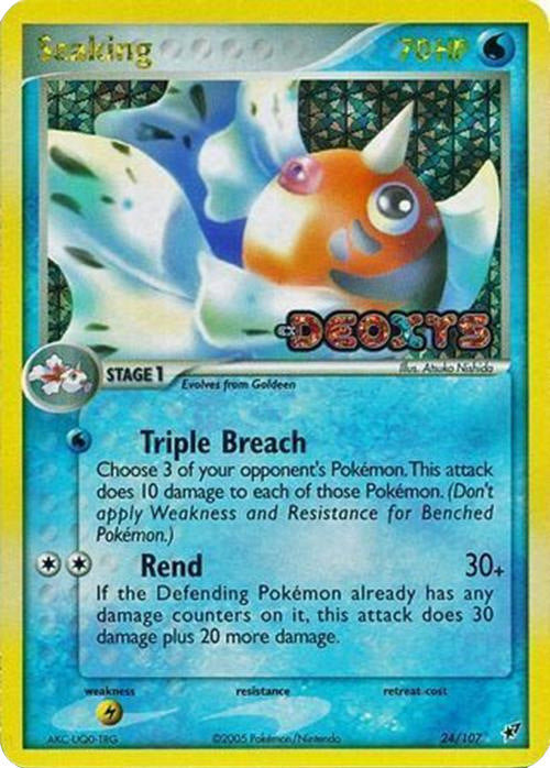 Seaking (24/107) (Stamped) [EX: Deoxys] | Good Games North