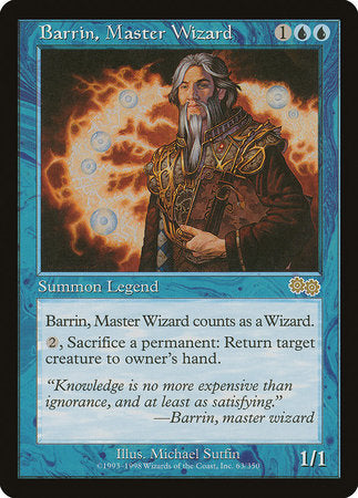 Barrin, Master Wizard [Urza's Saga] | Good Games North