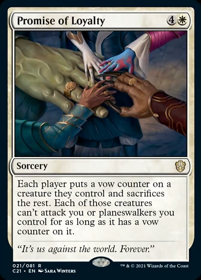 Promise of Loyalty [Commander 2021] | Good Games North