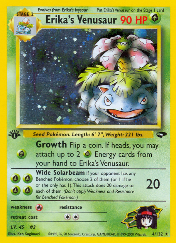 Erika's Venusaur (4/132) [Gym Challenge 1st Edition] | Good Games North