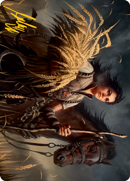 Ambitious Farmhand Art Card (Gold-Stamped Signature) [Innistrad: Midnight Hunt Art Series] | Good Games North