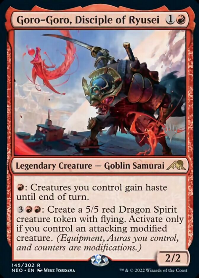 Goro-Goro, Disciple of Ryusei (Promo Pack) [Kamigawa: Neon Dynasty Promos] | Good Games North