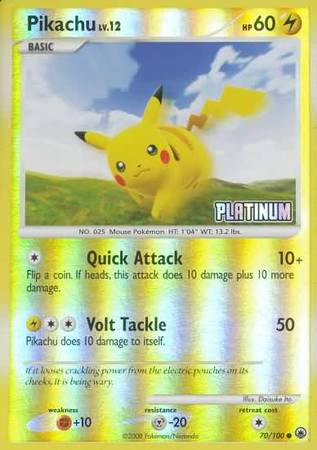 Pikachu (70/100) [Burger King Promos: 2009 Collection] | Good Games North