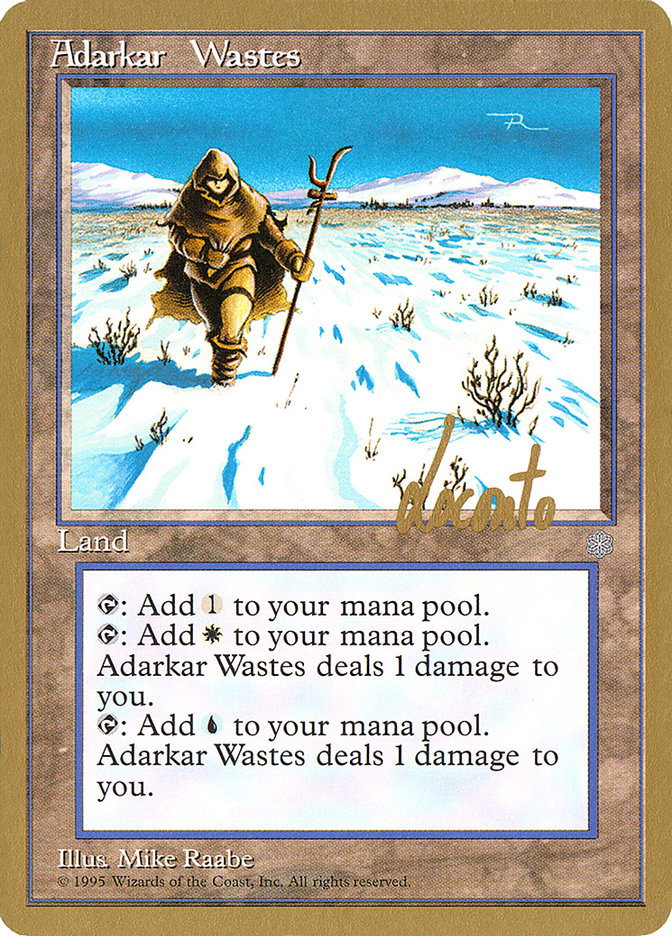 Adarkar Wastes (Michael Loconto) [Pro Tour Collector Set] | Good Games North