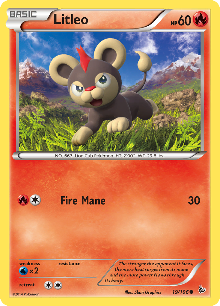 Litleo (19/106) [XY: Flashfire] | Good Games North