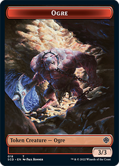 Ogre // Zombie Double-Sided Token [Starter Commander Decks] | Good Games North