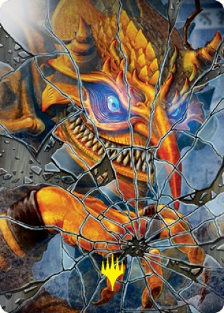 Reflection of Kiki-Jiki Art Card (Gold-Stamped Signature) [Kamigawa: Neon Dynasty Art Series] | Good Games North