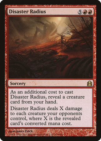 Disaster Radius [Commander 2011] | Good Games North