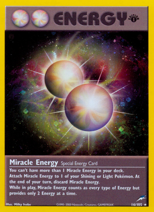 Miracle Energy (16/105) [Neo Destiny 1st Edition] | Good Games North