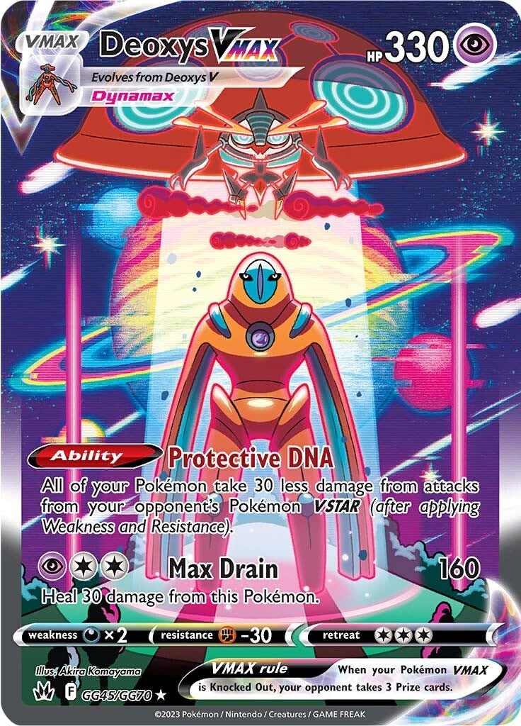 Deoxys VMAX (GG45/GG70) [Sword & Shield: Crown Zenith] | Good Games North