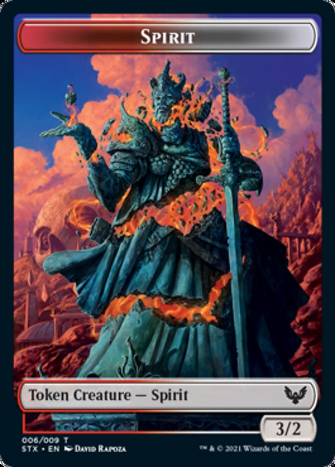 Spirit // Pest Token [Strixhaven: School of Mages Tokens] | Good Games North