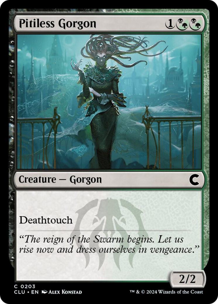 Pitiless Gorgon [Ravnica: Clue Edition] | Good Games North