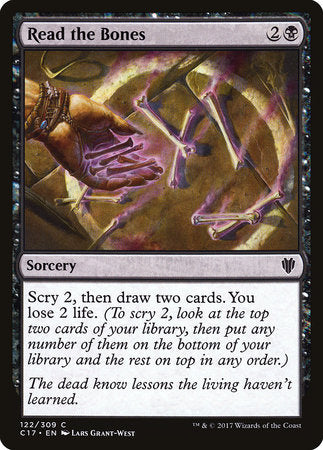 Read the Bones [Commander 2017] | Good Games North