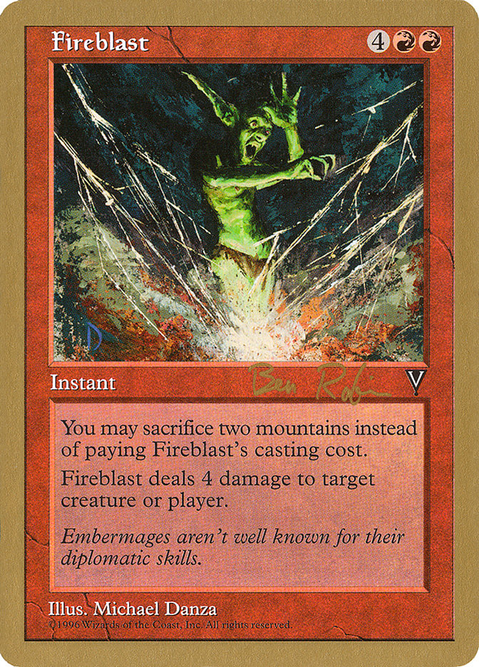 Fireblast (Ben Rubin) [World Championship Decks 1998] | Good Games North