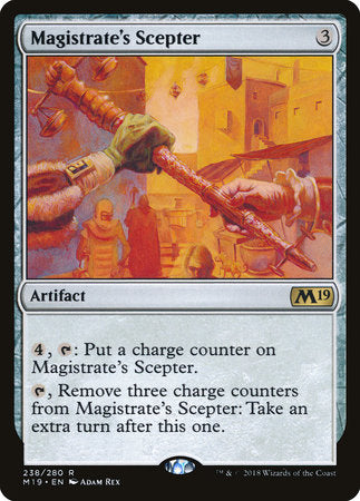 Magistrate's Scepter [Core Set 2019] | Good Games North