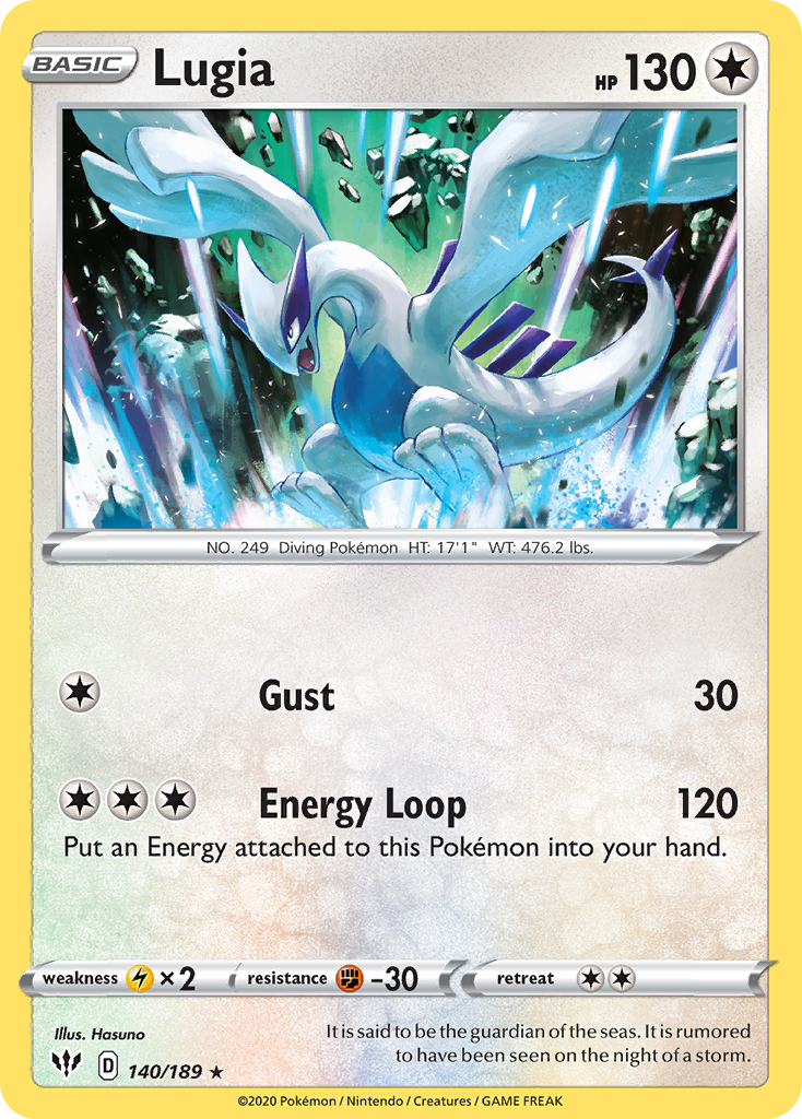 Lugia (140/189) [Sword & Shield: Darkness Ablaze] | Good Games North