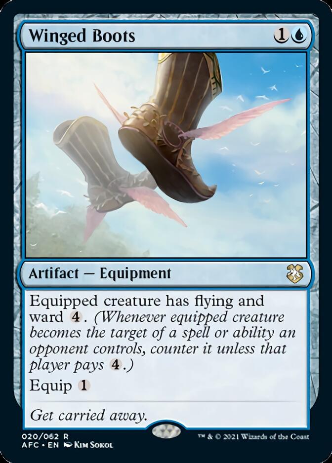 Winged Boots [Dungeons & Dragons: Adventures in the Forgotten Realms Commander] | Good Games North