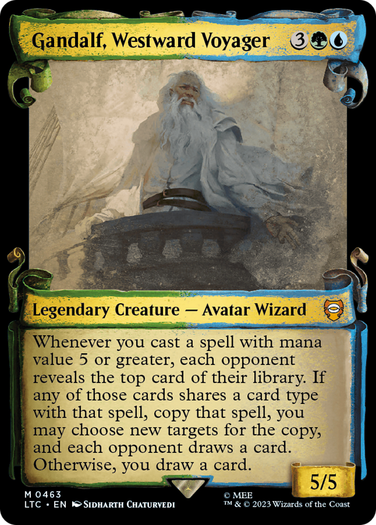 Gandalf, Westward Voyager [The Lord of the Rings: Tales of Middle-Earth Commander Showcase Scrolls] | Good Games North
