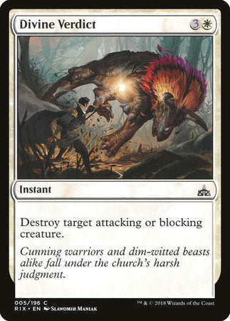 Divine Verdict [Rivals of Ixalan] | Good Games North