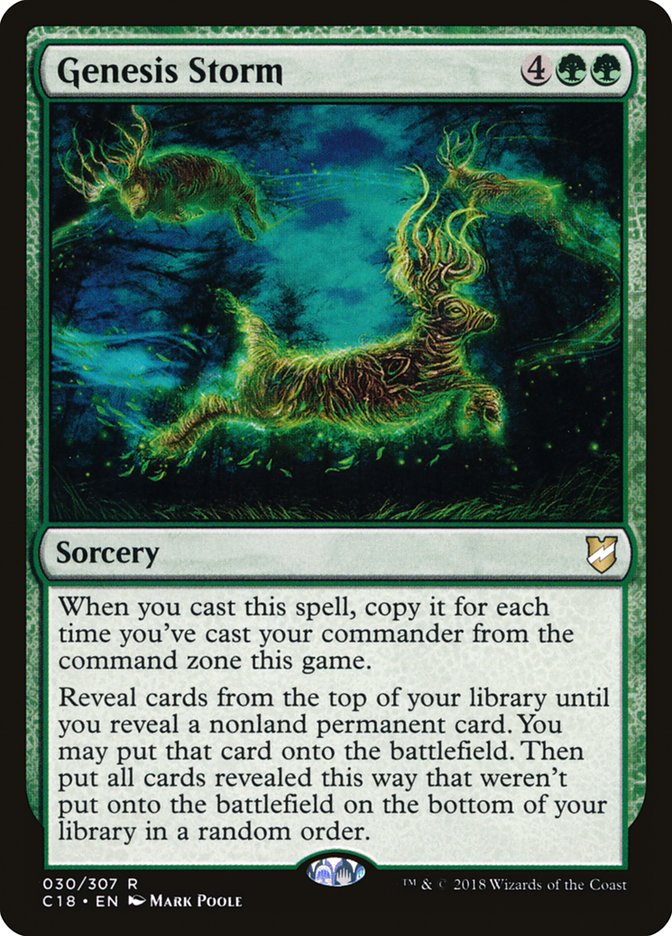 Genesis Storm [Commander 2018] | Good Games North