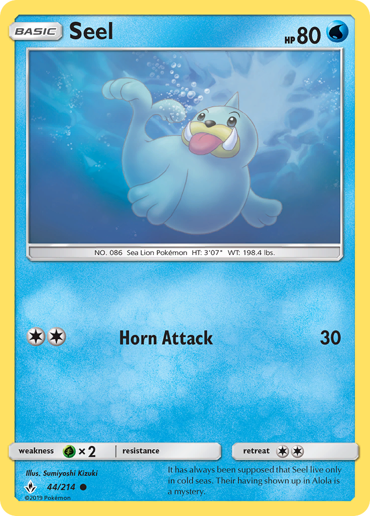 Seel (44/214) [Sun & Moon: Unbroken Bonds] | Good Games North