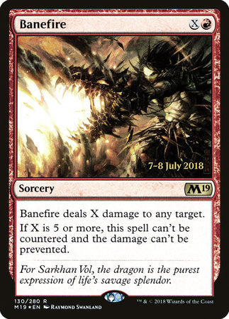 Banefire [Core Set 2019 Promos] | Good Games North