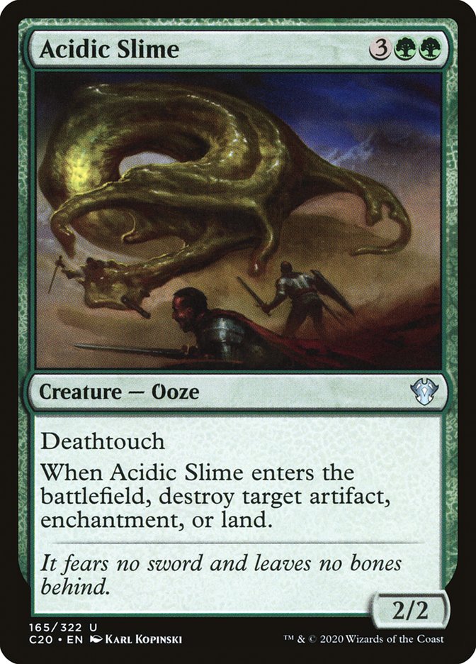 Acidic Slime [Commander 2020] | Good Games North