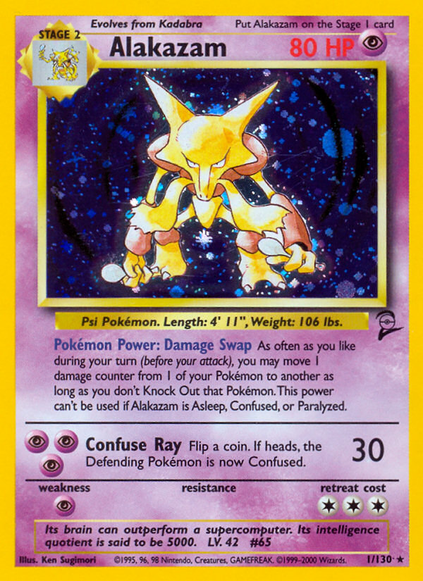 Alakazam (1/130) [Base Set 2] | Good Games North