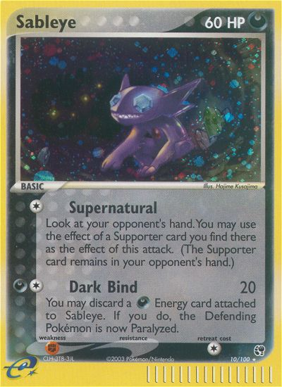 Sableye (10/100) [EX: Sandstorm] | Good Games North
