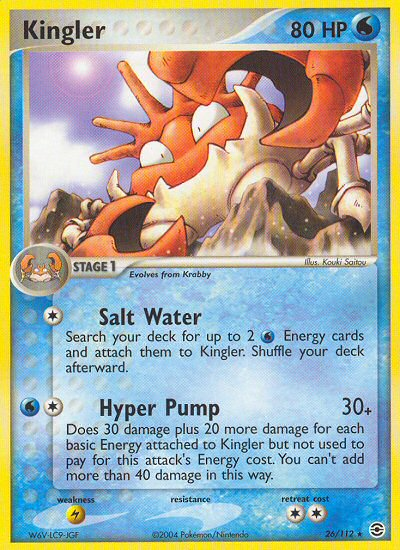 Kingler (26/112) [EX: FireRed & LeafGreen] | Good Games North